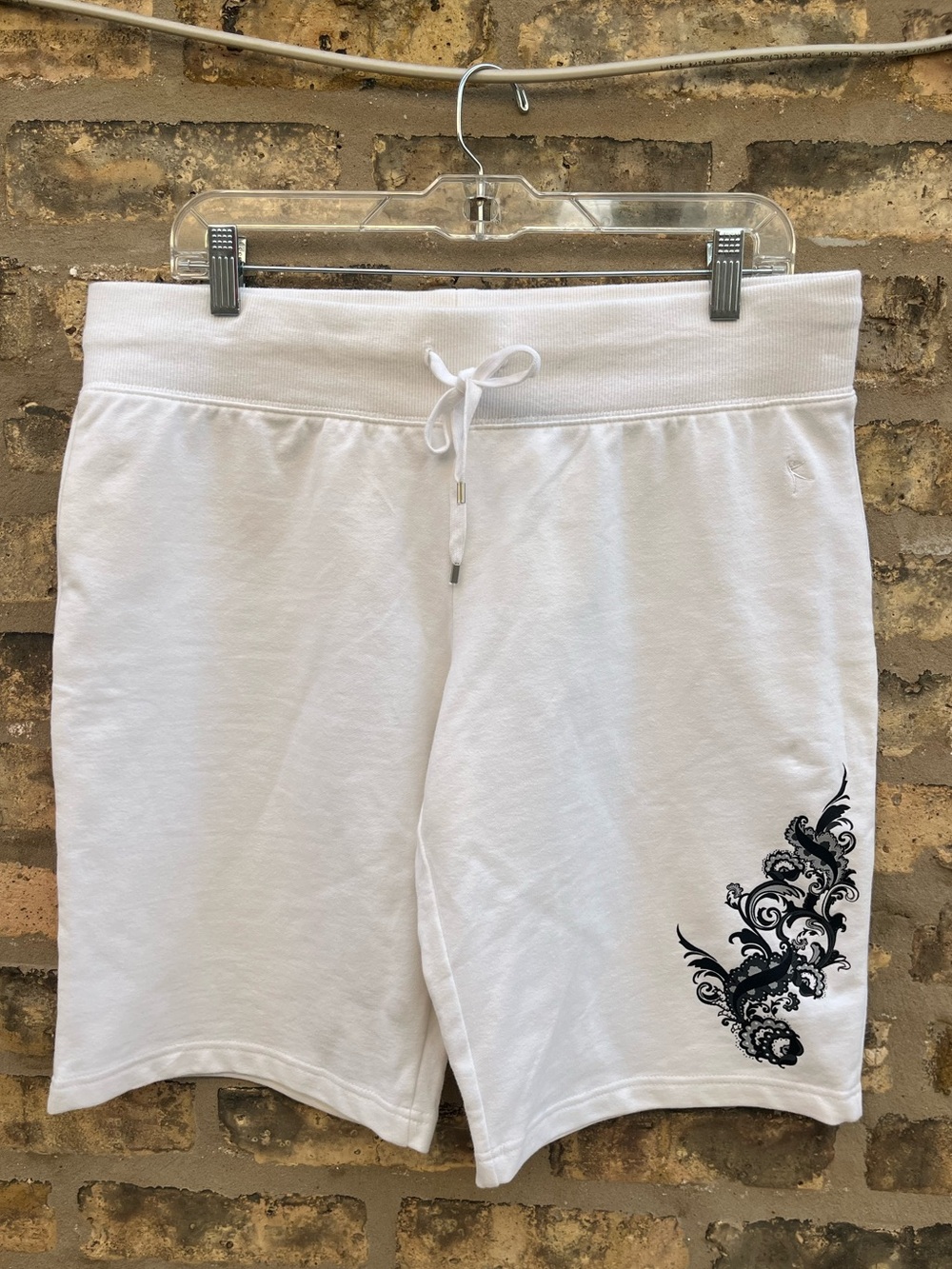 Danskin Now Cotton Shorts Athleisure Lounge Arctic Cream Size Large